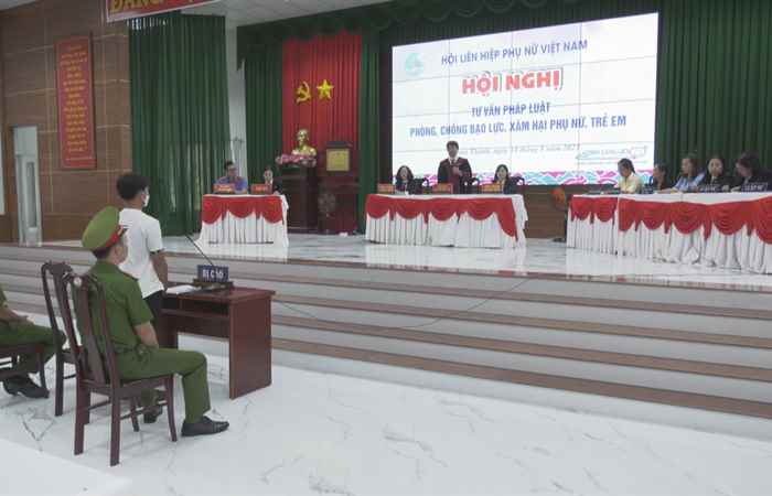 Châu Thành: Phiên toà giả định tuyên truyền phòng, chống xâm hại phụ nữ, trẻ em  